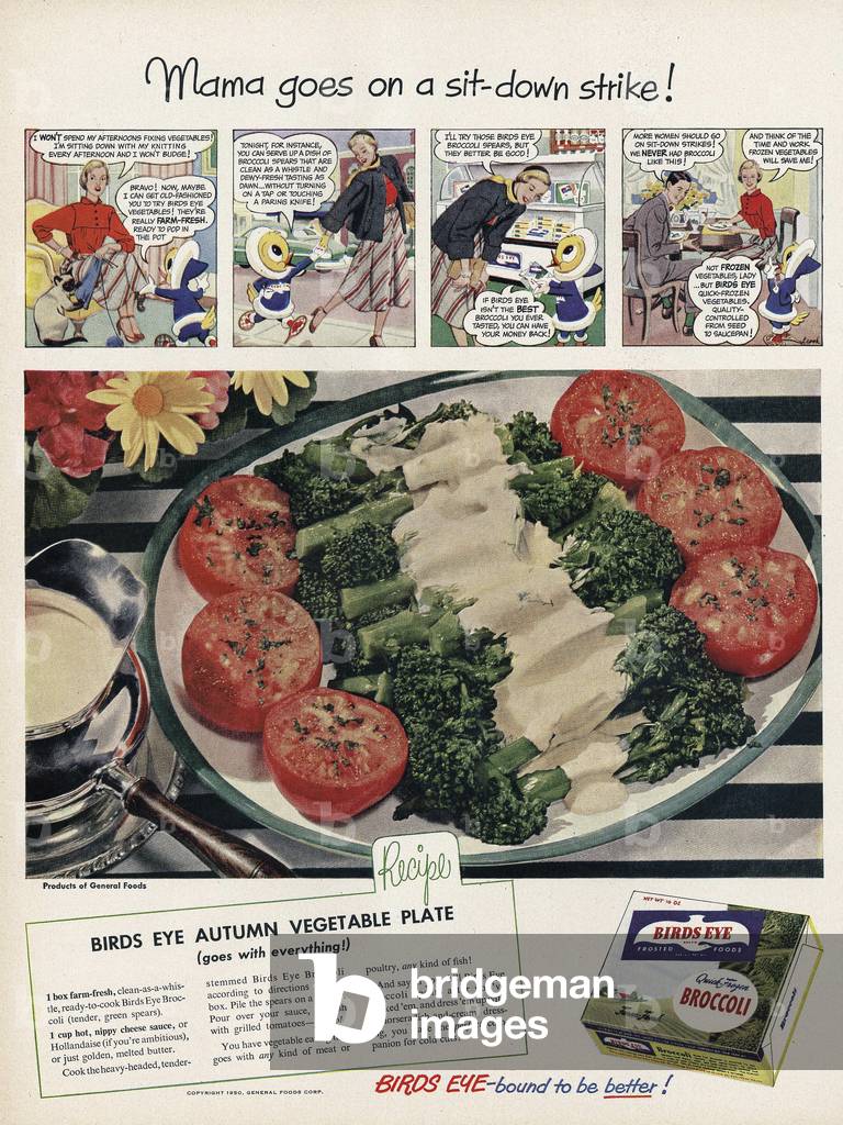 Birds Eye Magazine, advert, USA, 1940s