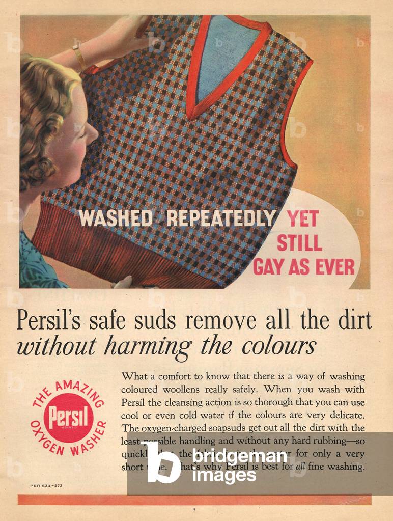 Persil Magazine, advert, UK, 1930s
