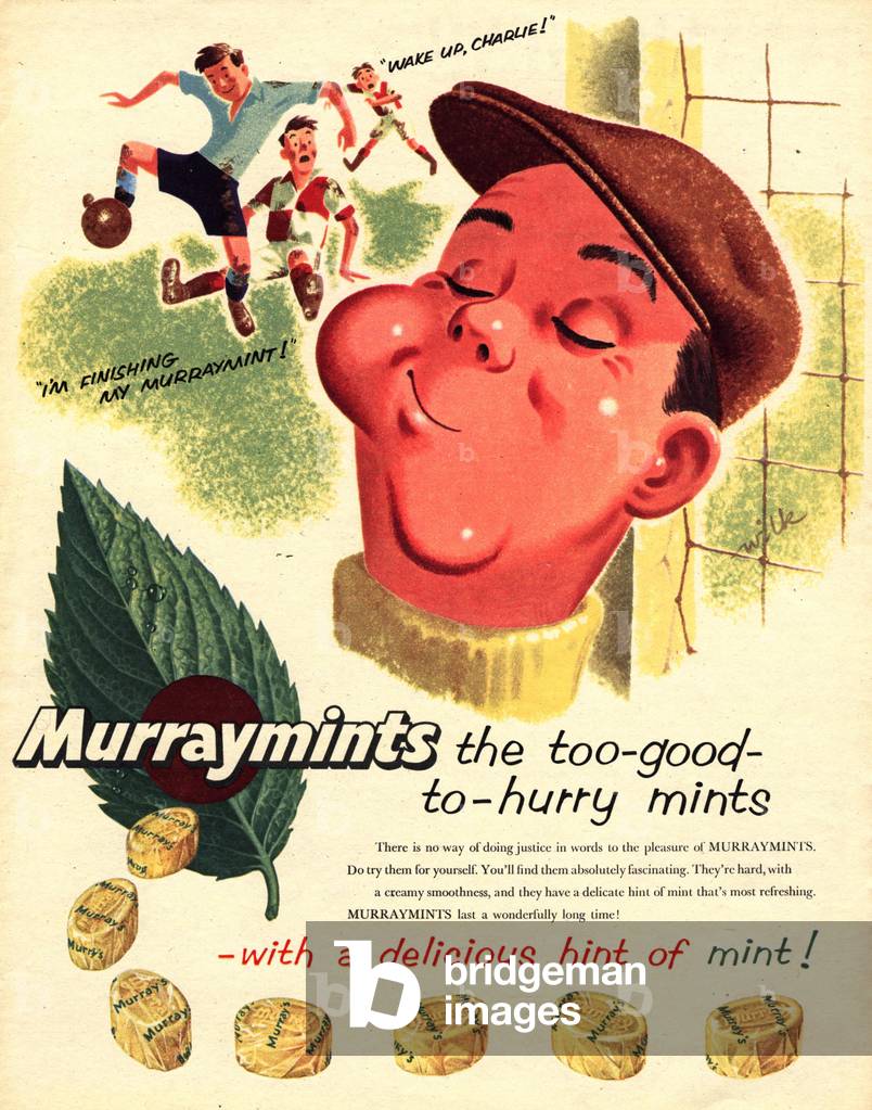 Bonbons Murraymints, 1950s (print)