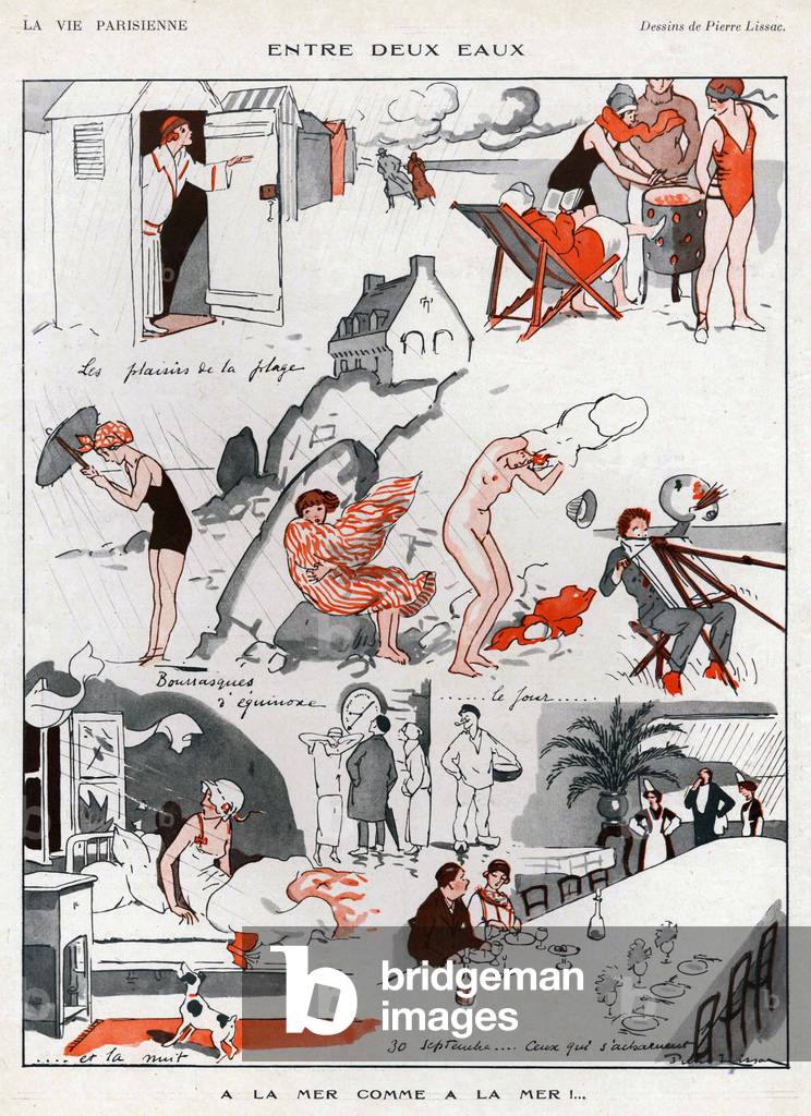 La Vie Parisienne, Magazine Plate, France, 1920s (print)