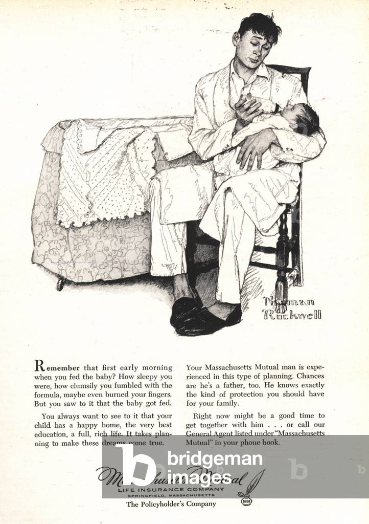 Massachusetts Mutual Life Insurance Company, USA, 1950s, (print)