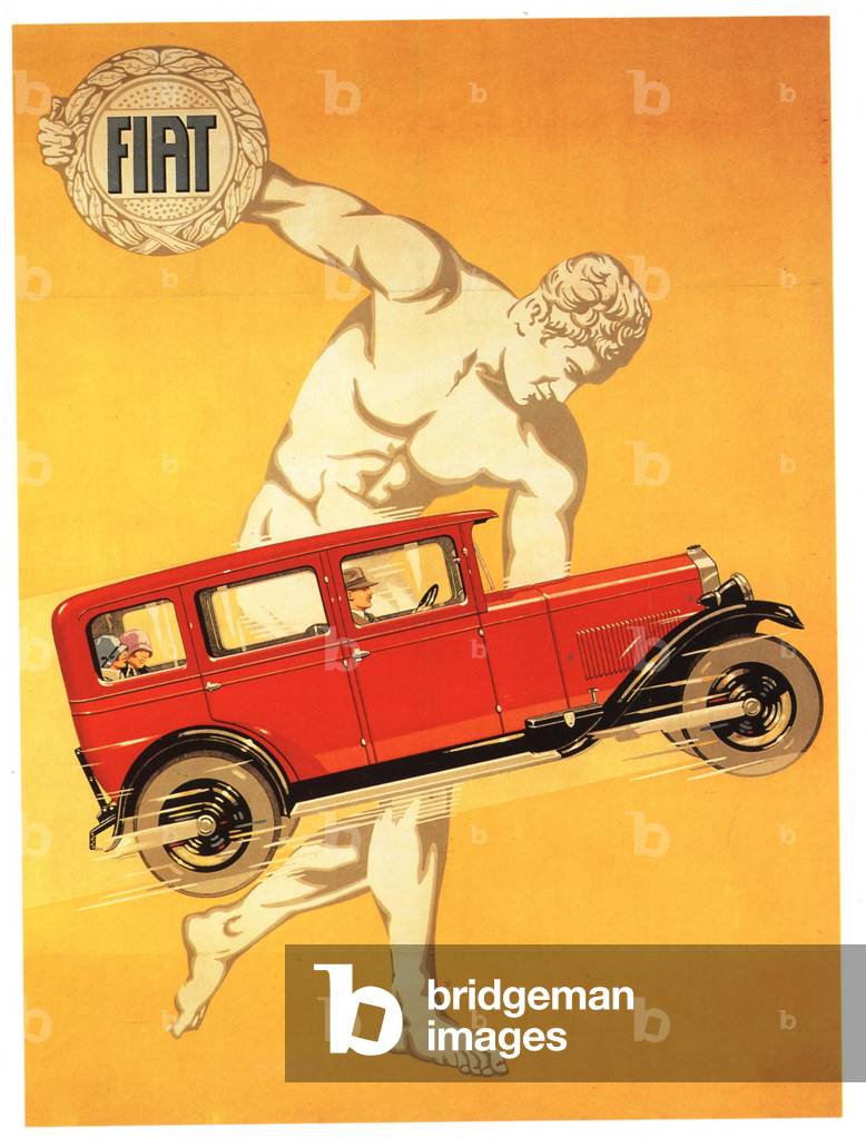 Fiat Magazine, advert, France, 1920s