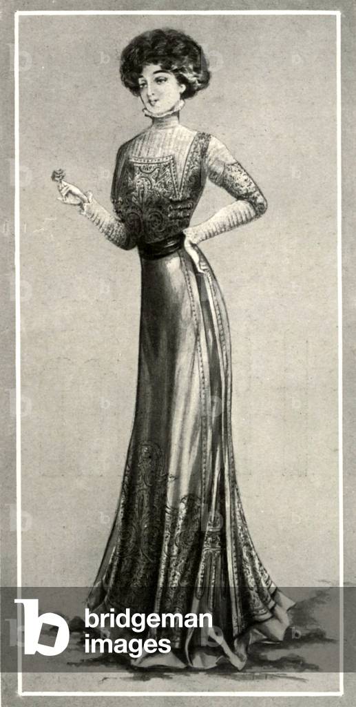 Womens Fashion Magazine Plate, UK, 1910s