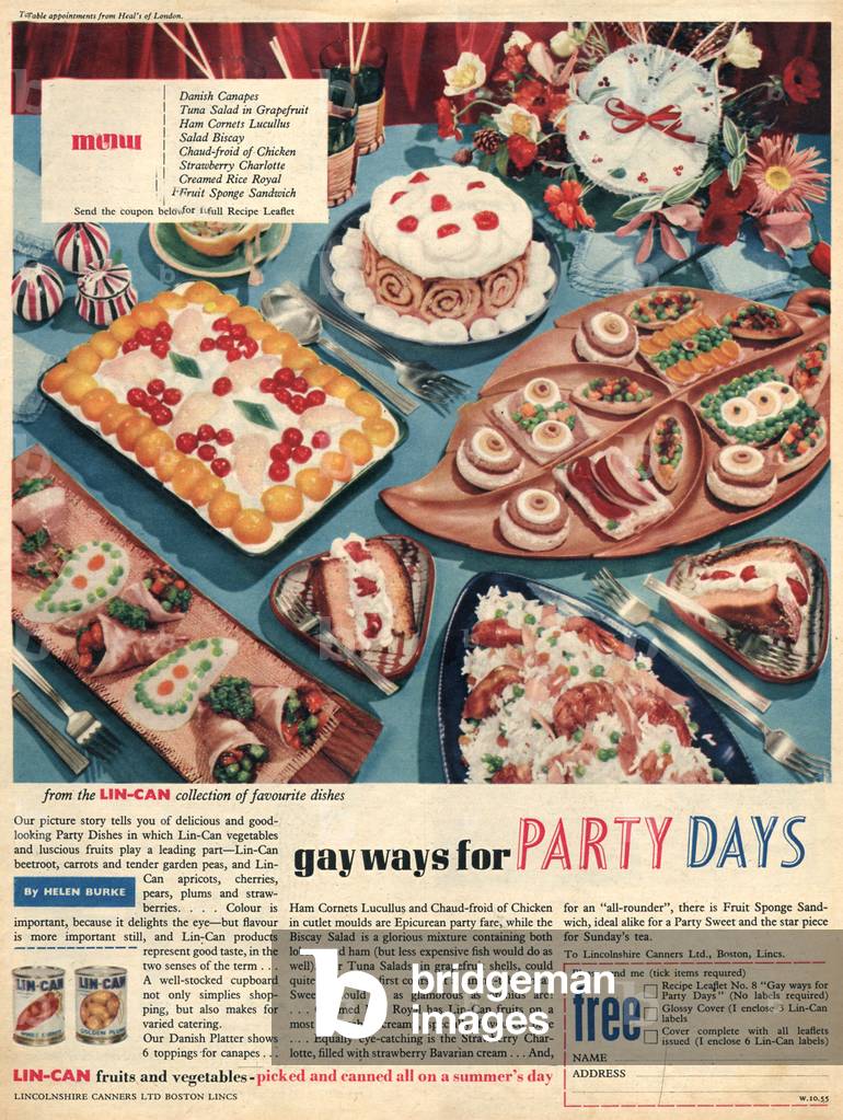 Lin-Can Magazine, advert, UK, 1950s