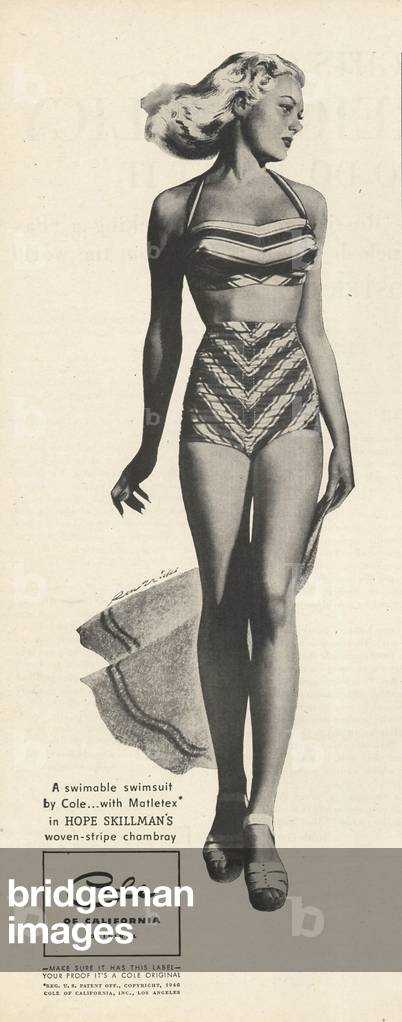 Cole Magazine, advert, USA, 1940s