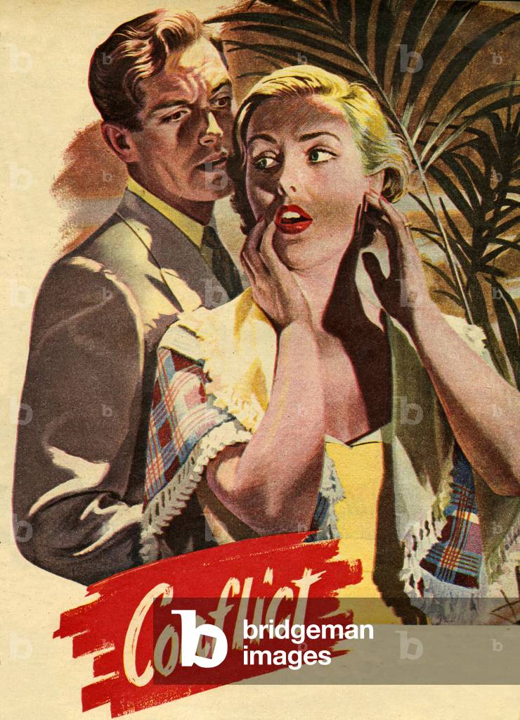 Woman Magazine Plate, UK, 1950s