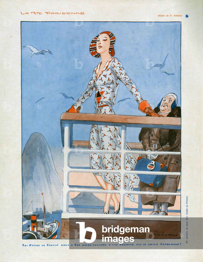 La Vie Parisienne, Magazine Plate, France, 1930s (print)