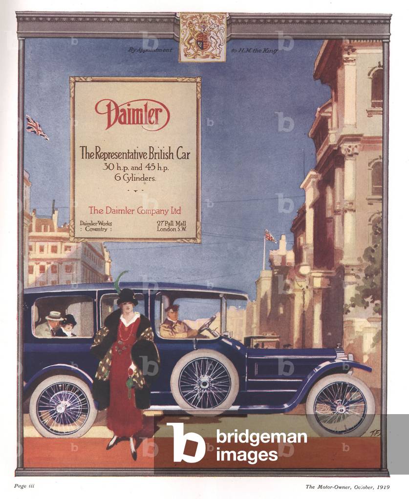Daimler Magazine, advert, UK, 1910s