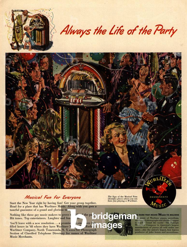 Wurlitzer, 1940s (print)