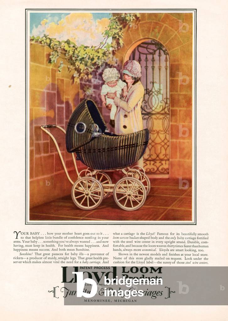 Lloyd Loom Magazine, advert, USA, 1920s
