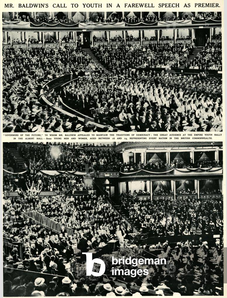 Empire Youth Rally Magazine Plate, UK, 1930s