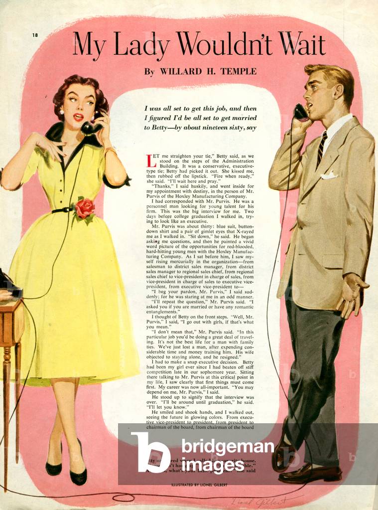 Illustrations Magazine Plate, USA, 1950s
