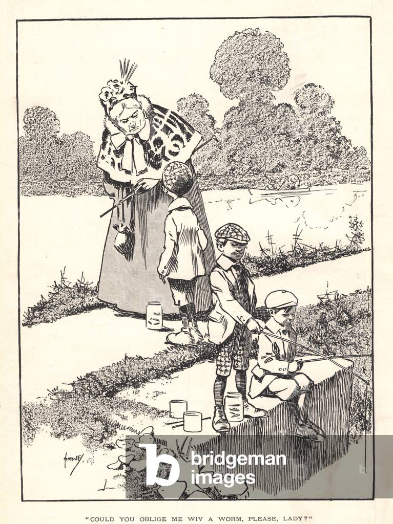 Fishing Magazine Plate, UK, 1900s