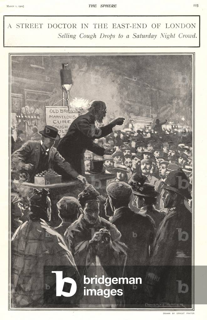 East End Street Doctors Magazine Plate, UK, 1890s
