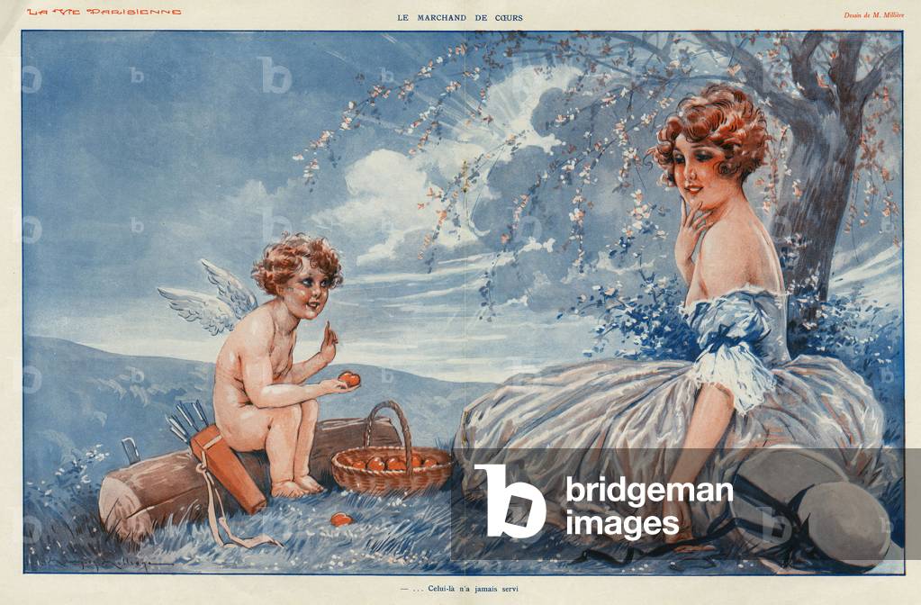 La Vie Parisienne Magazine Plate, France, 1910s (print)