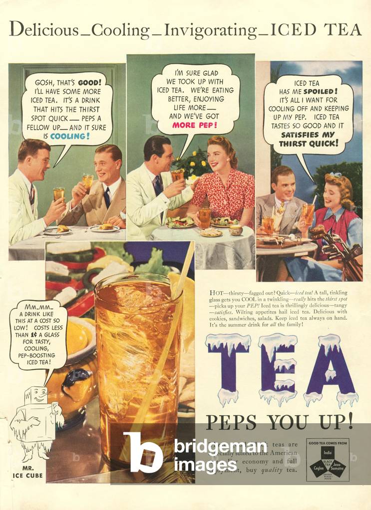 Tea Magazine, advert, USA, 1940s
