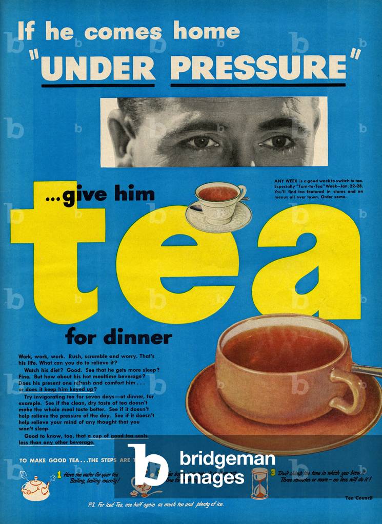 Tea, 1950s (print)