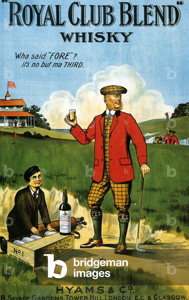 Royal Club Blend Whisky Poster, UK, 1900s