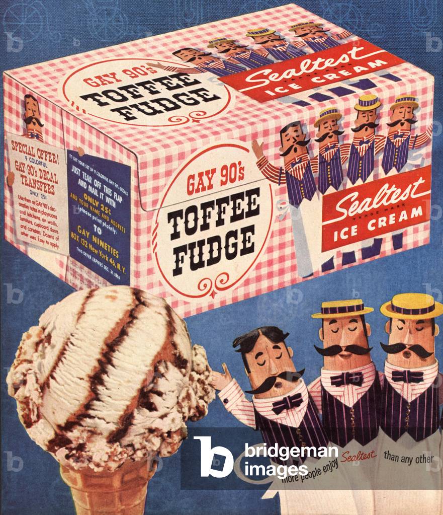 toffee fudge, 1950s (print)