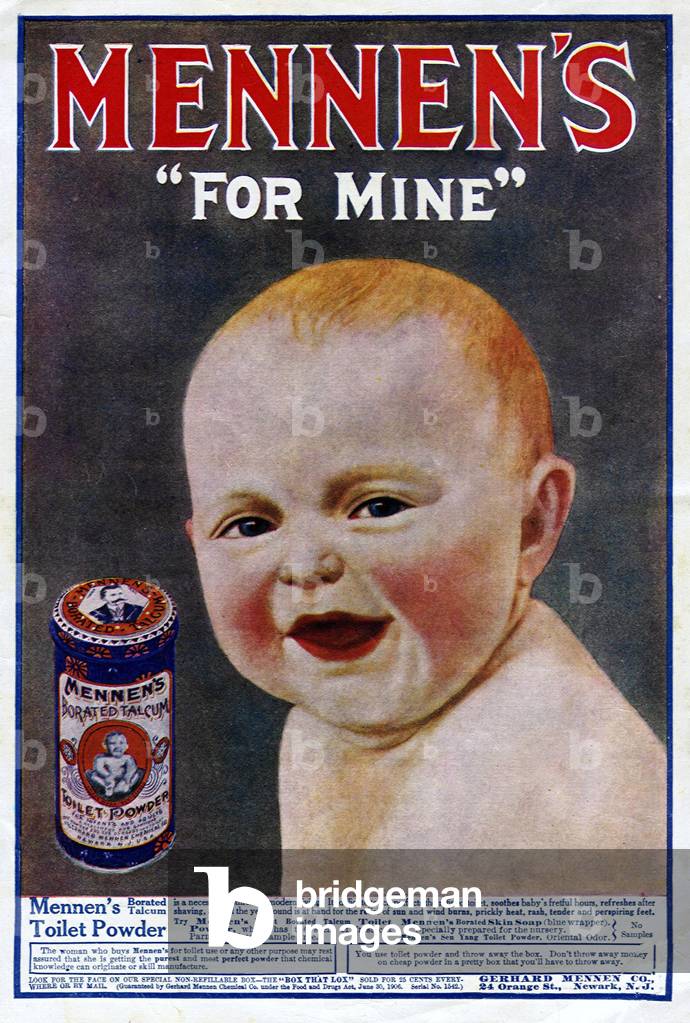 Mennen's Magazine Advert, USA, 1900s