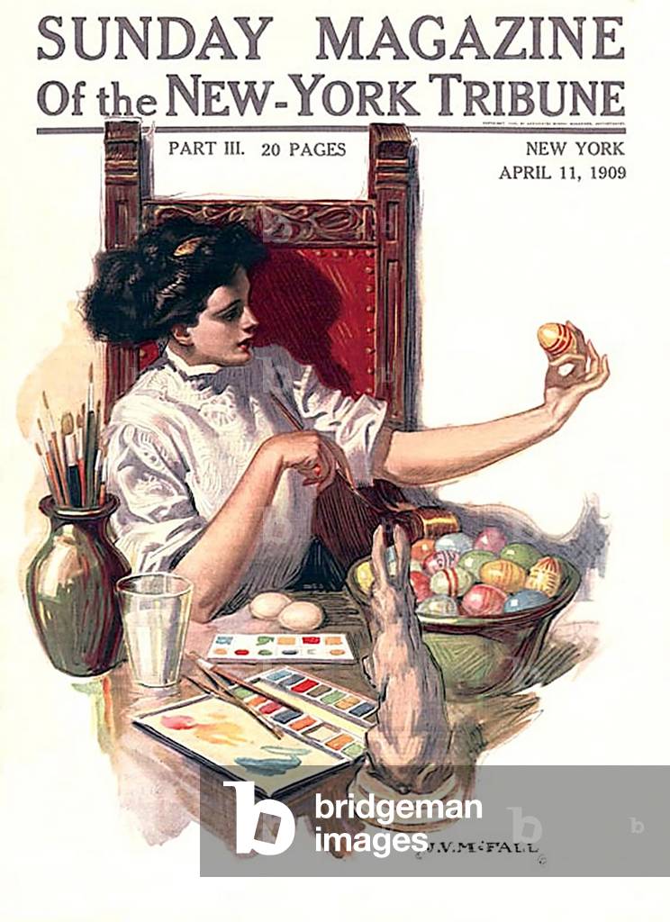 New York Tribune Magazine Cover, USA, 1900s