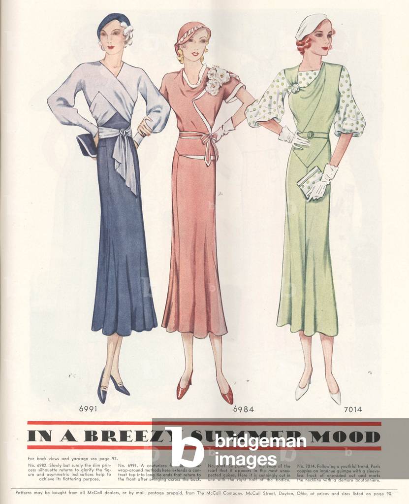 Womens Fashion Magazine, advert, France, 1930s