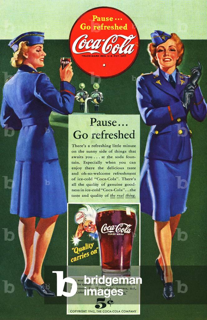 Coca-Cola Magazine Advert, USA, 1940s