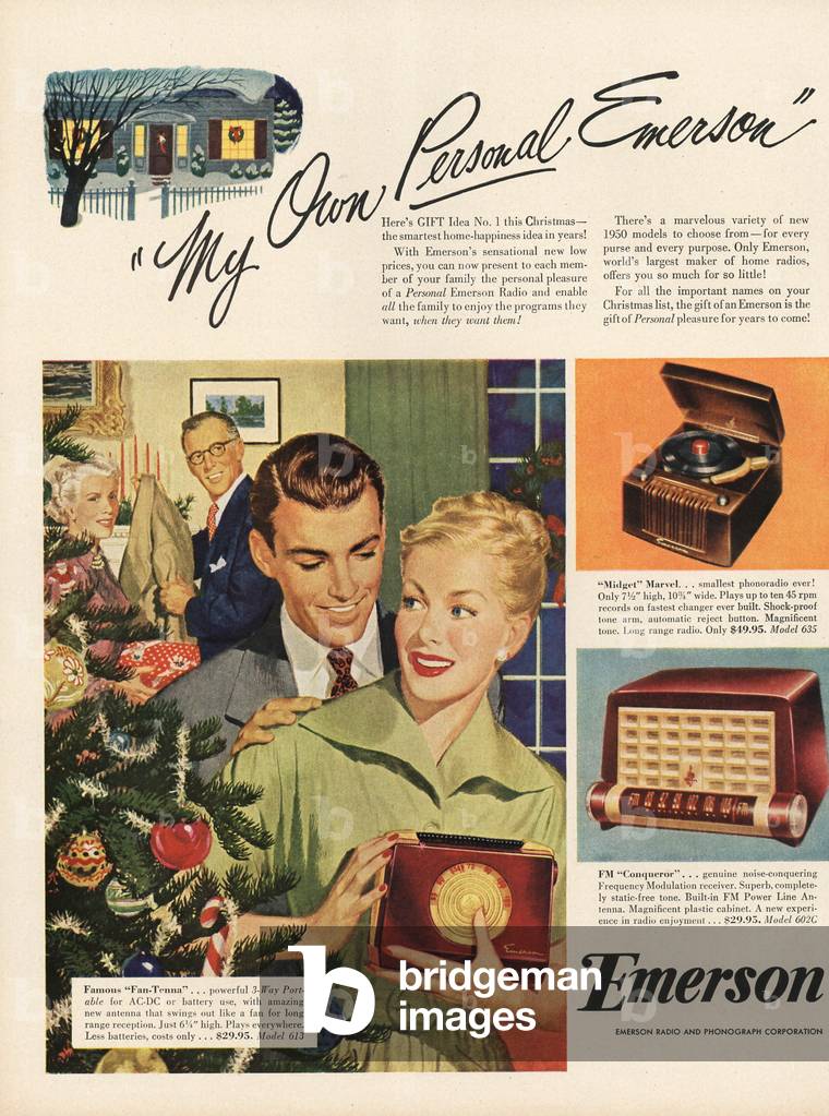 Emerson Magazine, advert, USA, 1940s