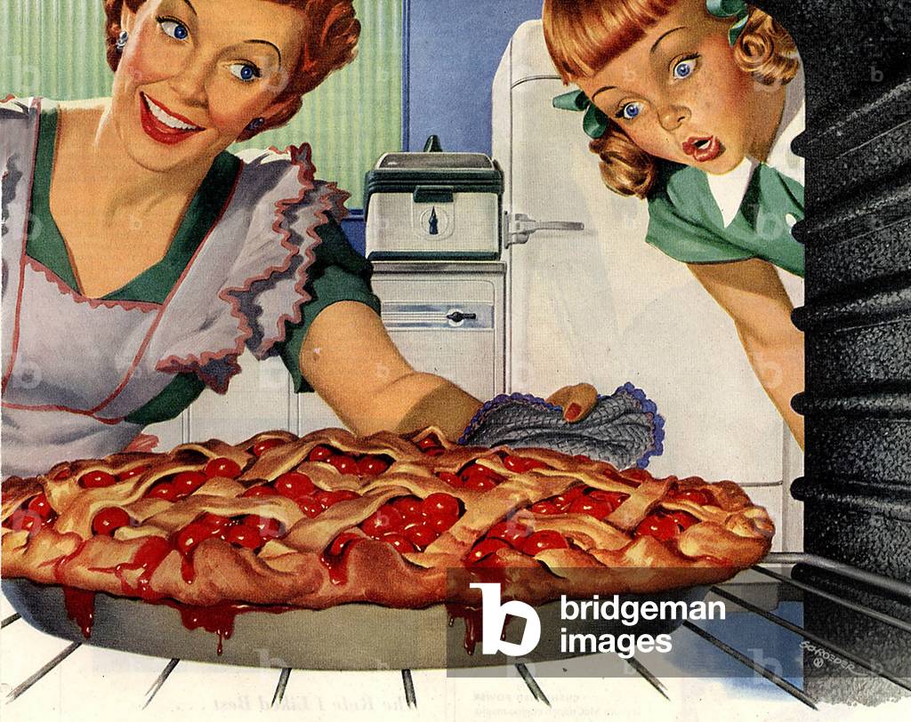 Fiberglas Magazine Advert (detail), USA, 1950s