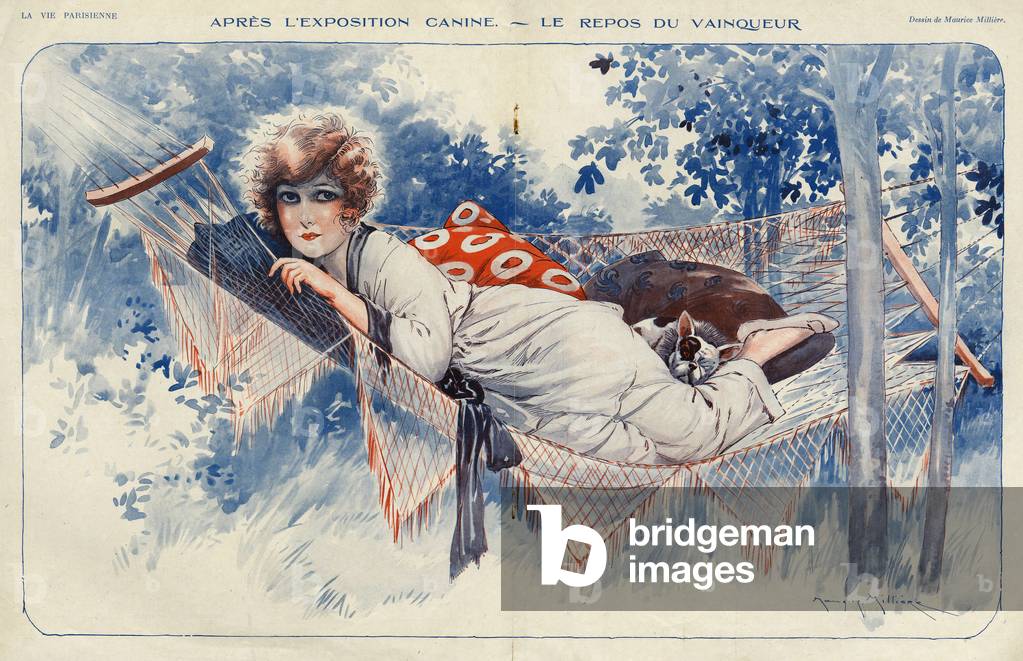 La Vie Parisienne Magazine Plate, France, 1920s (print)