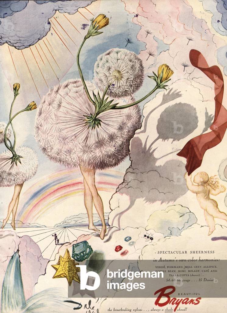 Bryans Nylons Magazine, advert, USA, 1940s