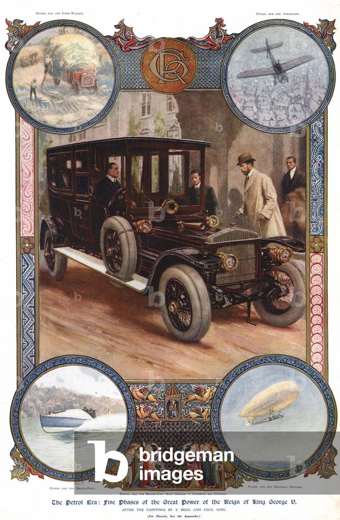 petrol gasoline cars kings george v