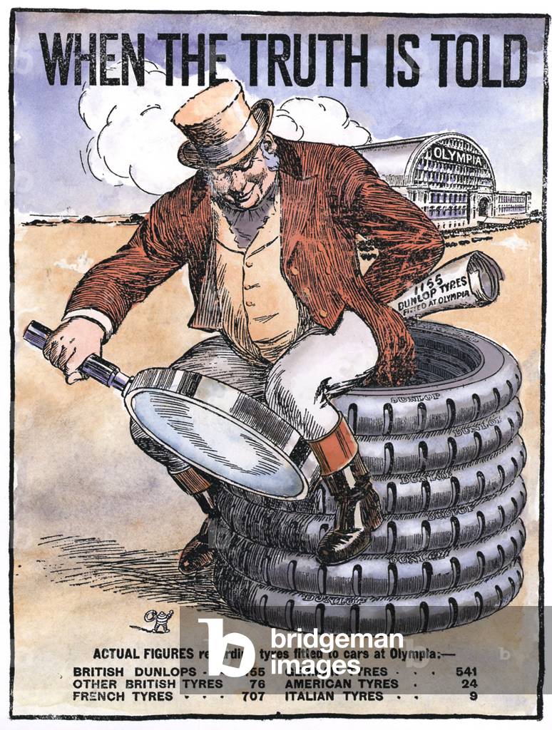 Dunlop Magazine, advert, UK 1906
