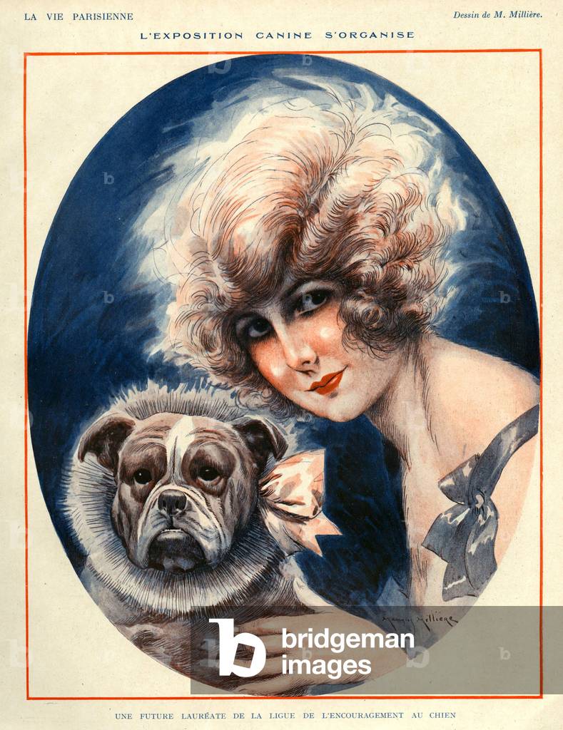 La Vie Parisienne Magazine Plate, France, 1920s (print)
