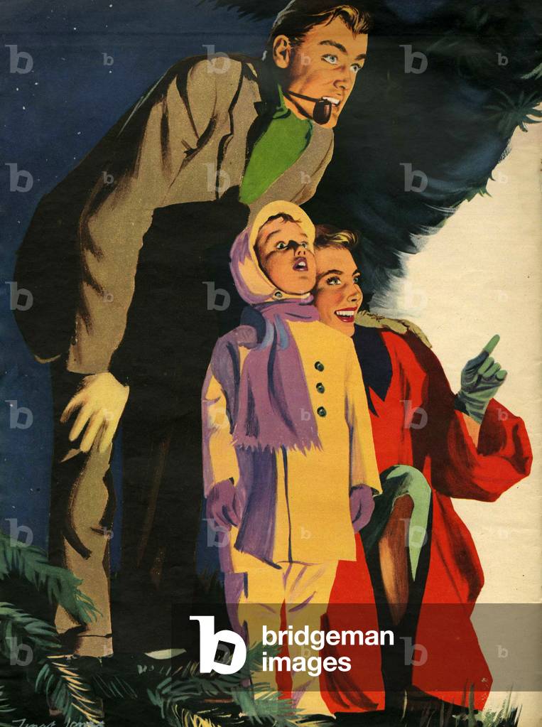 Story Illustrations, Magazine Plate, UK, 1950s