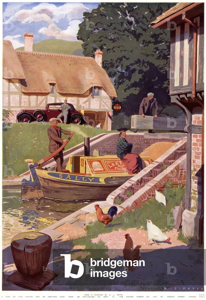 Dunlop Magazine, advert, UK, 1936 (print)