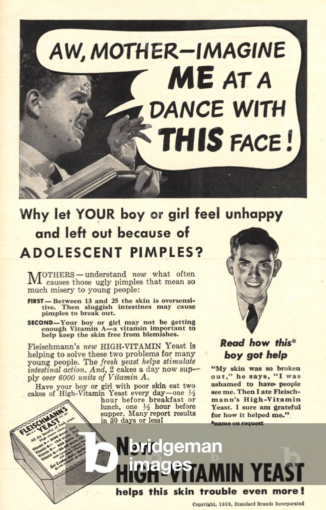 Spot Prevention Fleischmann's Magazine, advert, USA, 1930s