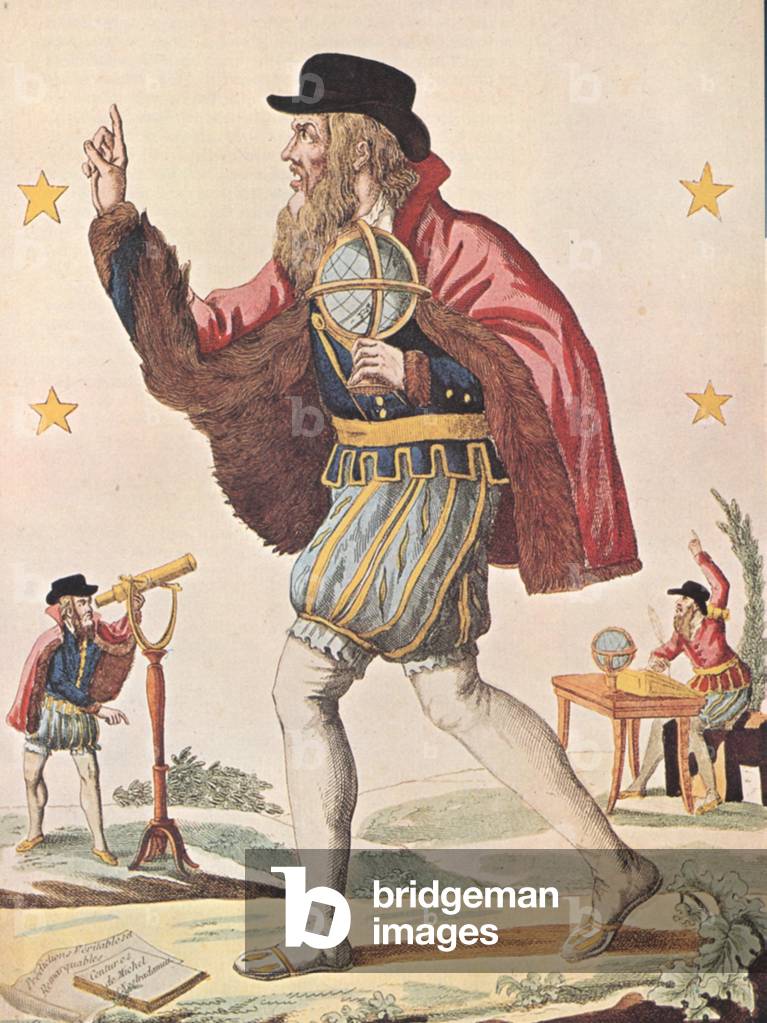 Nostradamus Book Plate, UK, 1840s (engraving)