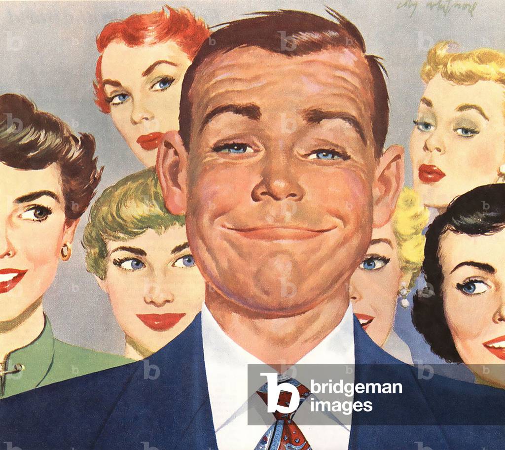 Arrow Shirts Magazine Advert (detail), USA, 1950s