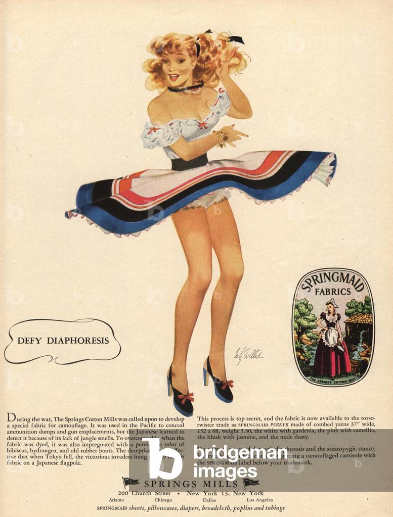 glamour pin-ups, 1940s (print)