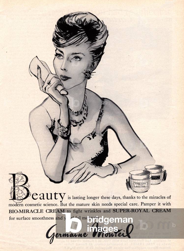 gerMayne monteil skin care skincare, 1940s (print)