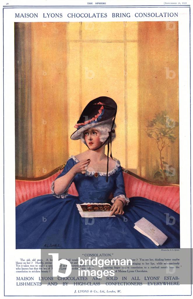 Maison Lyons Magazine, advert, UK, 1930s