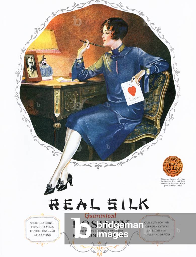 Real Silk Magazine, advert, USA, 1920s