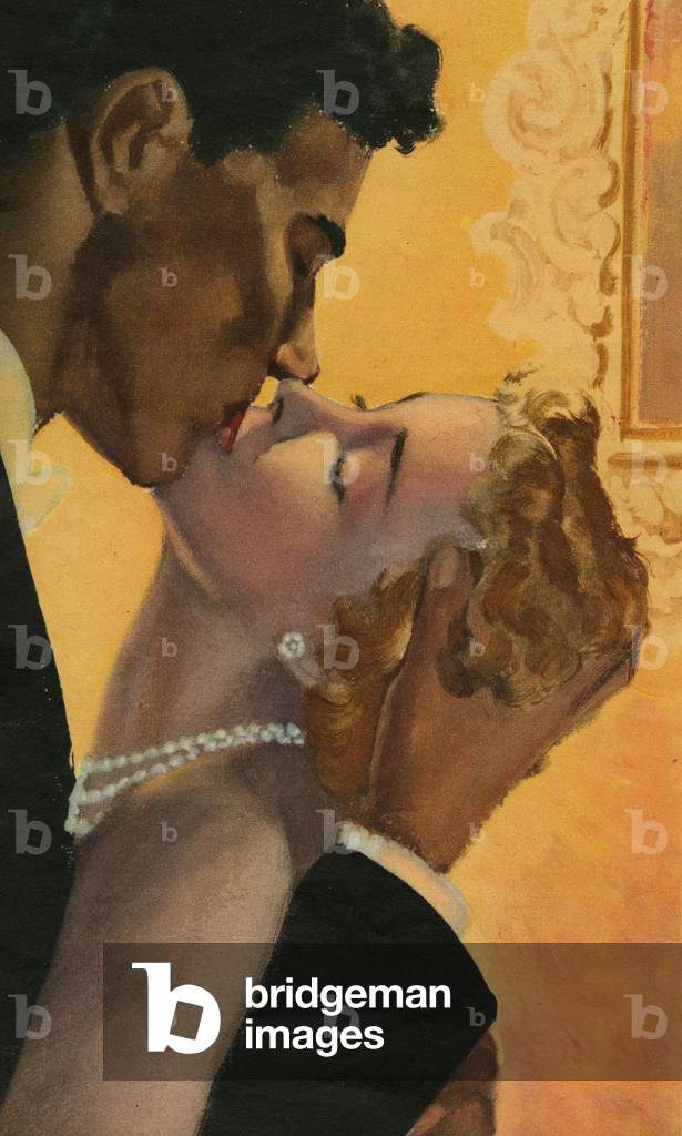 Romance Magazine Plate, UK, 1950s