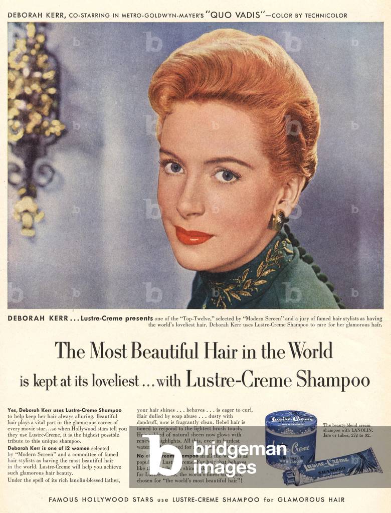 Lustre-Creme Magazine, advert, USA, 1950s