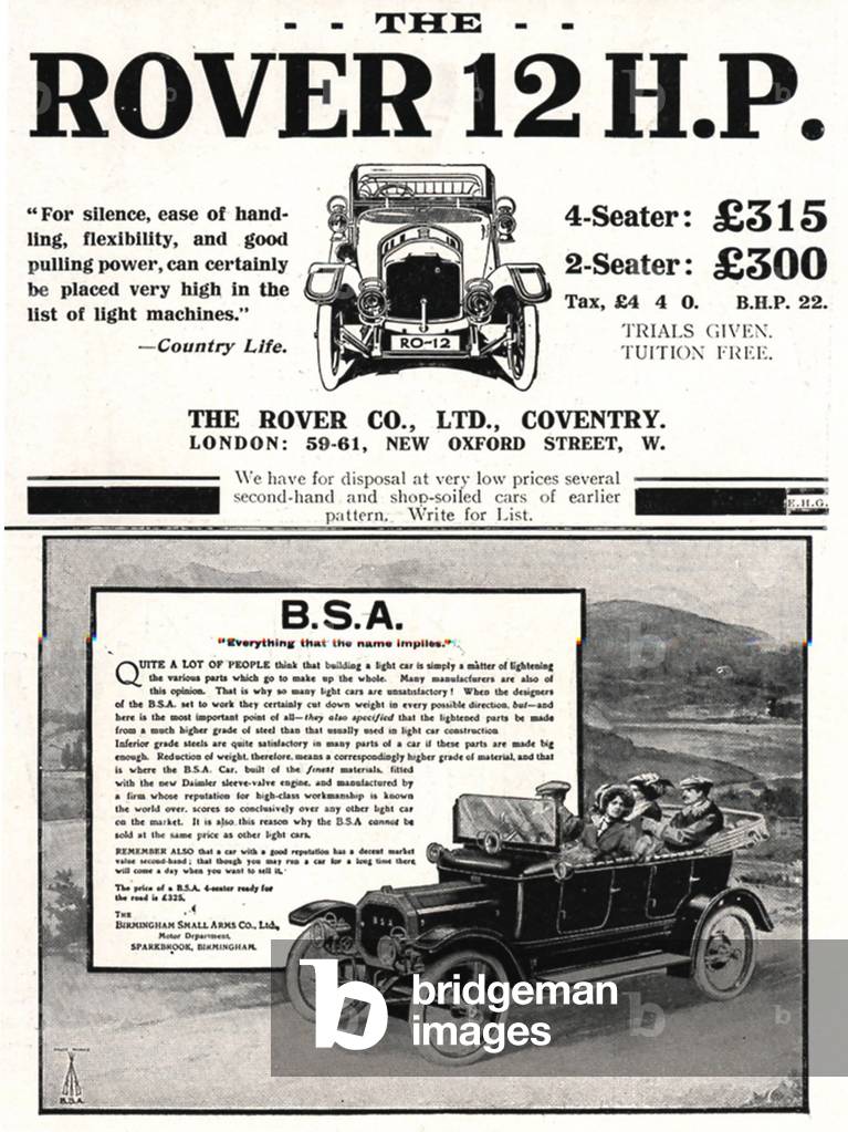 Rover Magazine, advert, UK, 1910s