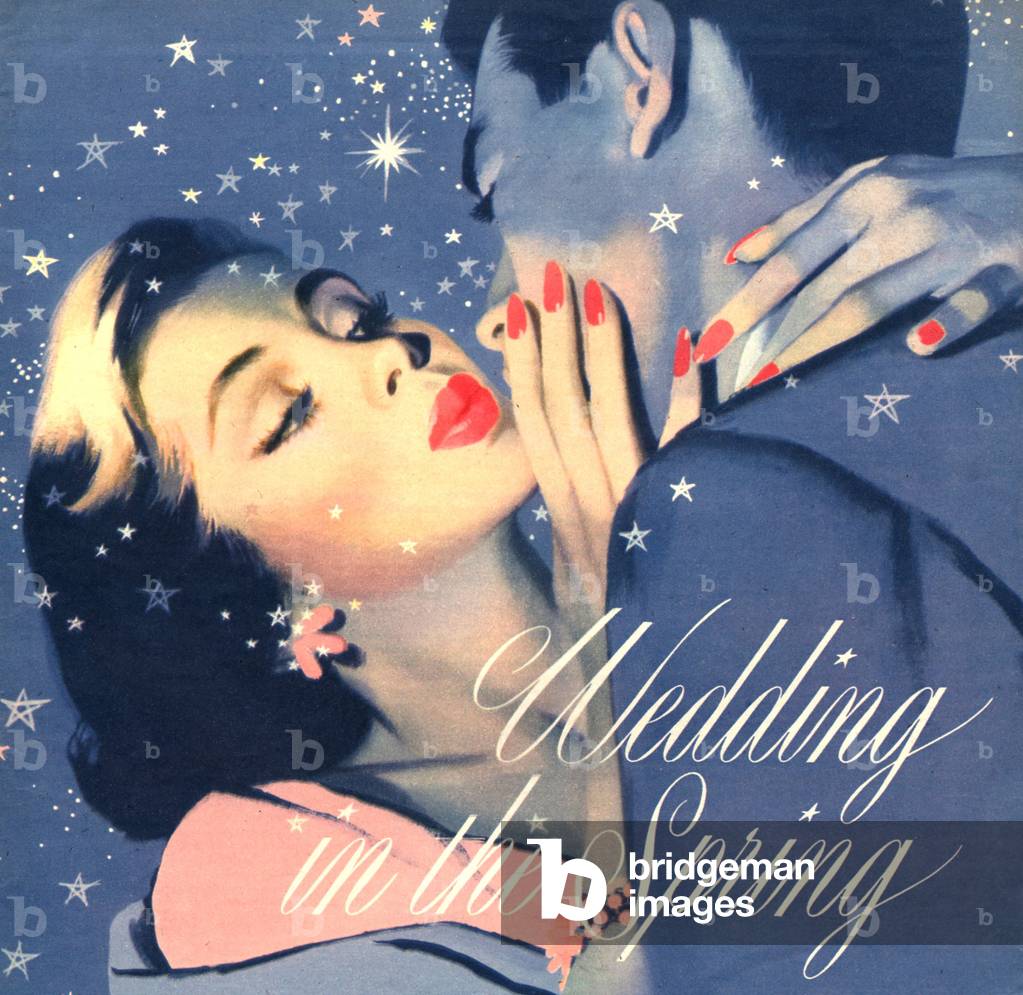 Weddings in Spring, Magazine Plate, UK, 1940s
