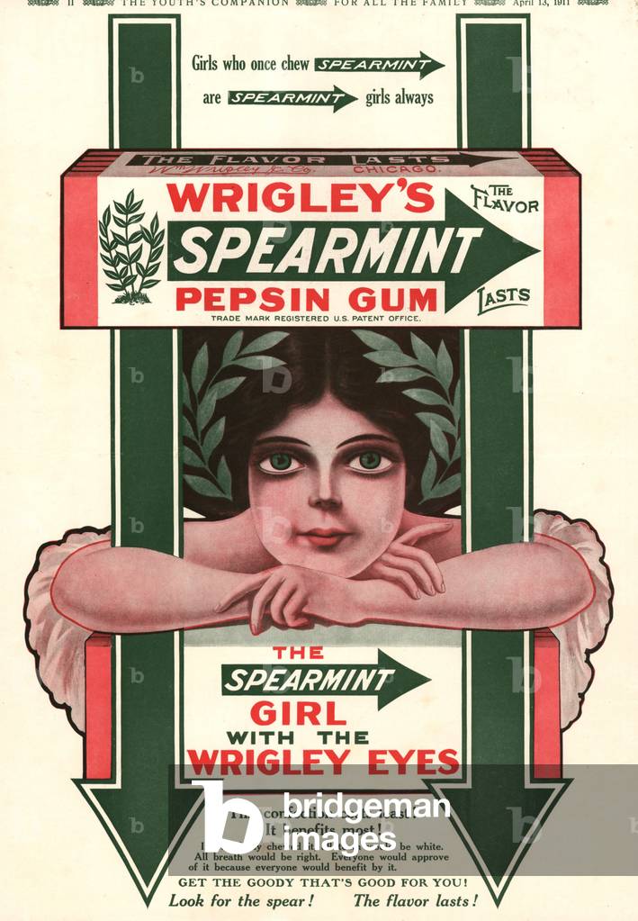 Wrigleys Magazine, advert, USA, 1910s