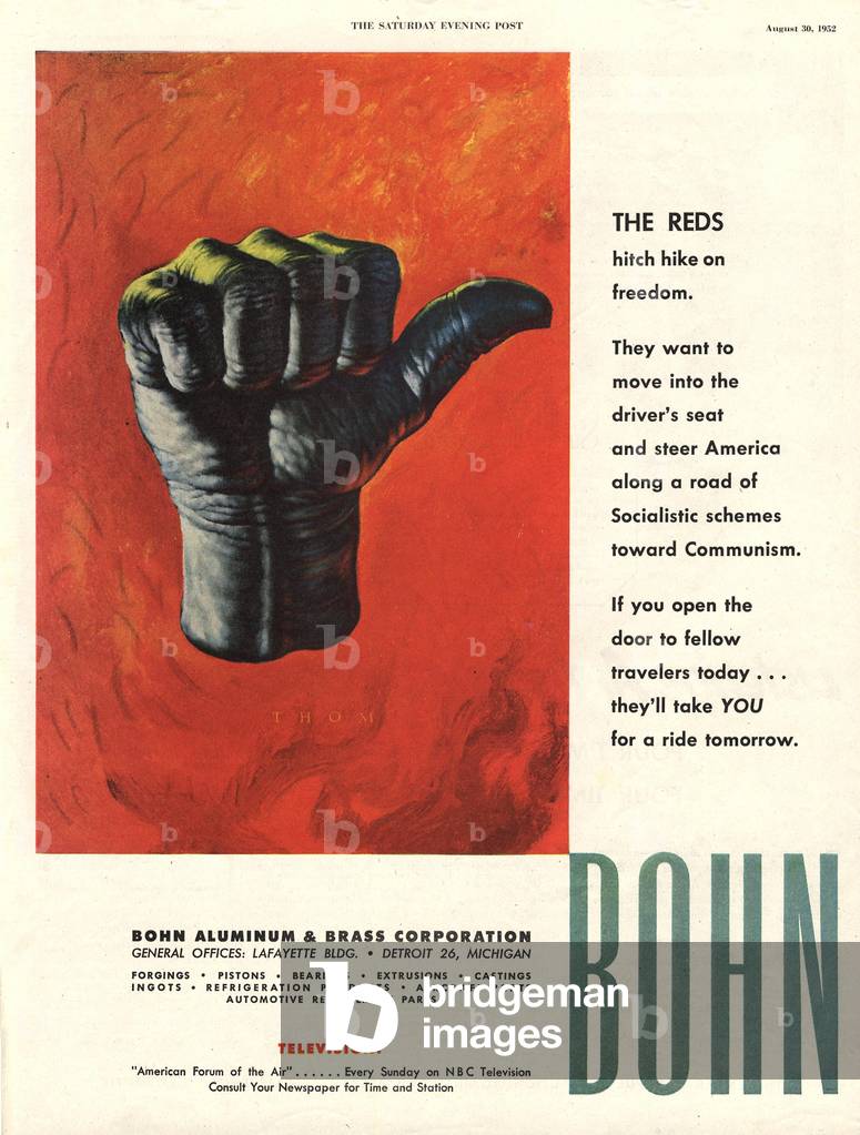 Bohn Magazine, advert, USA, 1950s