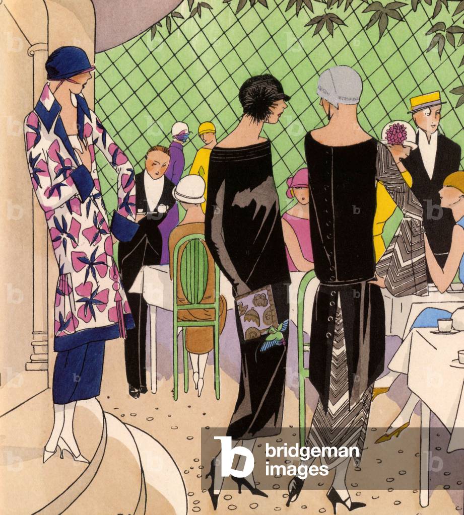 Art Deco Book Plate, France, 1920s